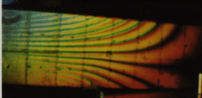 holographic fringes bend